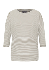 Elbsand pale fern en cloud white Veera t-shirt