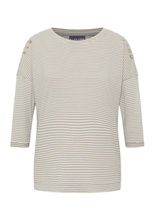 Elbsand pale fern en cloud white Veera t-shirt