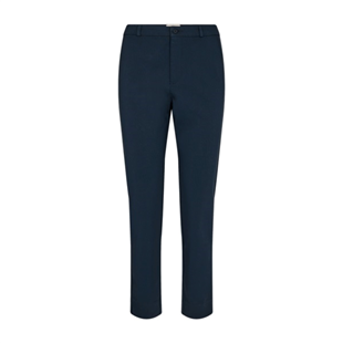 Freequent blauwe salute Solvej cropped broek