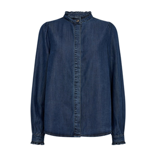 Freequent medium blue denim Wilke blouse