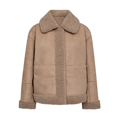 Freequent taupe Lamby bomber jack