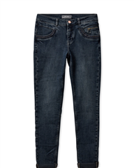 MosMosh donkerblauwe Naomi Colla jeans spijkerbroek