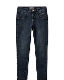 MosMosh donkerblauwe Naomi Colla jeans spijkerbroek