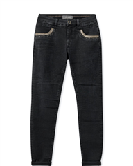 MosMosh zwarte Naomi Perla jeans spijkerbroek