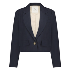 Nukus navy Dakar blazer met krijtstreep