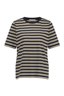 Studio Anneloes latte zwart gestreept Kiari t-shirt