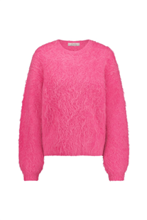 Studio Anneloes magenta Lisette furry pullover